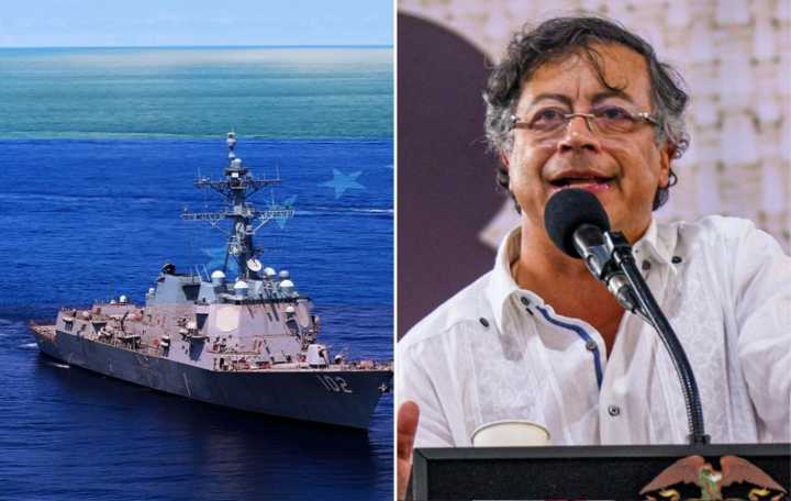 Petro dice que había colombianos en la embarcación que EE.UU. bombardeó