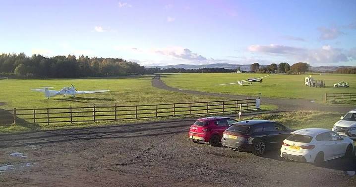 Horror plane crash sees man dead at Scottish airfield as emergency crews scrambled