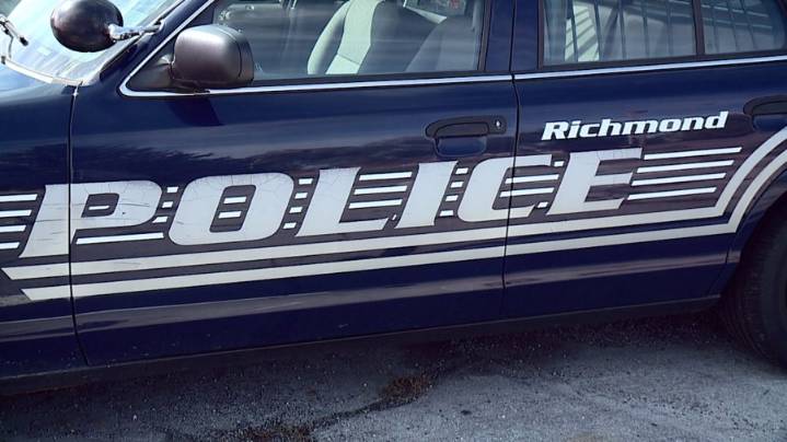 Richmond Police officer in 3 vehicle crash responding to call