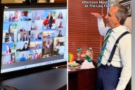 Shock Over What Law Firm Owner Does at the Start of Meeting