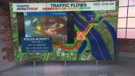 Traffic slow on I-395 at 14th Street Bridge due to police activity