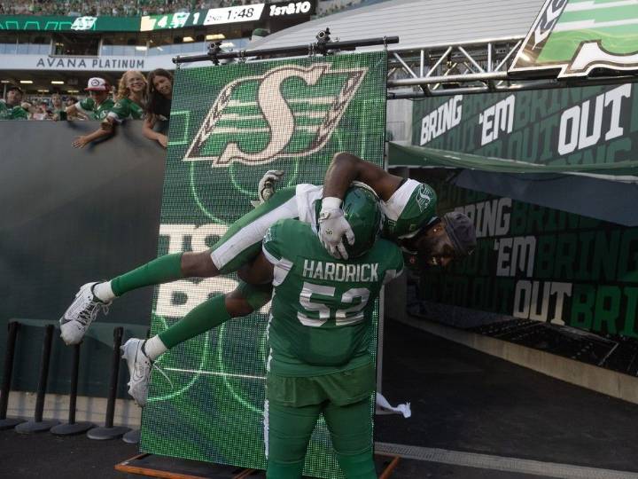 Roughriders' Hardrick, Mace win West division awards