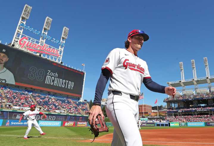 Hedgesville’s DeLauter makes MLB debut as Guardians stay alive