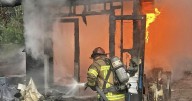 Crews respond to large structure fire in Forest Park