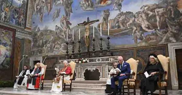 León XIV y Carlos III, en rezo histórico