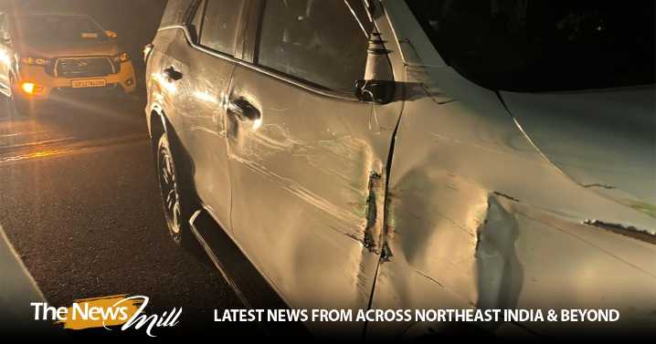 UP Minister narrowly escapes collision with truck on Agra
