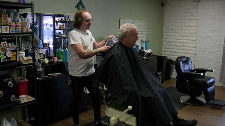 American Fork barber reopens months after truck crashed into shop