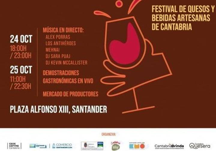 Quesos, música y bebidas artesanas, este fin de semana en la plaza Alfonso XIII