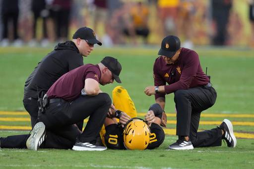 Arizona State QB Sam Leavitt to miss the rest of the season because of a lingering foot injury