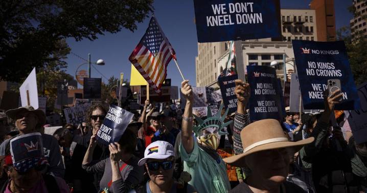 'No Kings' rally draws thousands to Downtown Albuquerque
