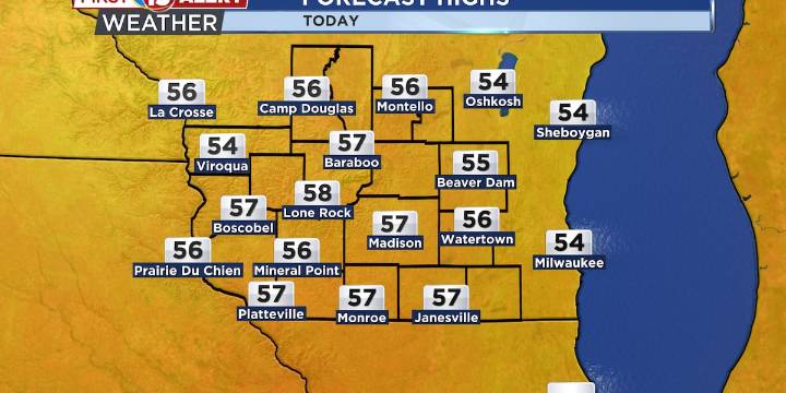 Sunshine Returns for Southern Wisconsin