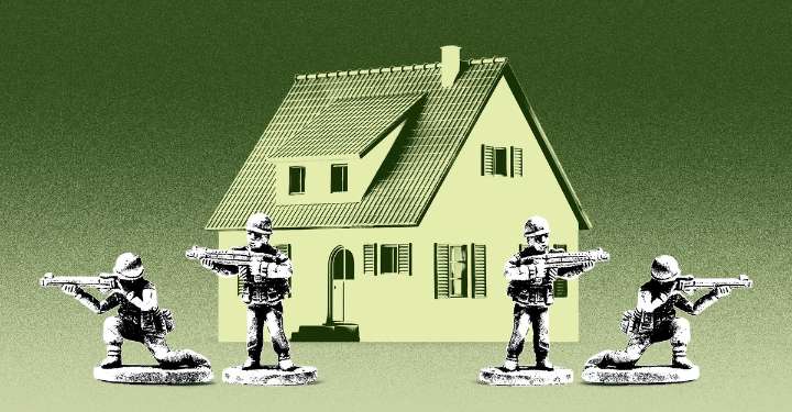 Top Trump Officials Are Moving Onto Military Bases