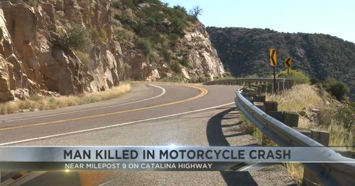One man killed in motorcycle crash on Catalina Highway