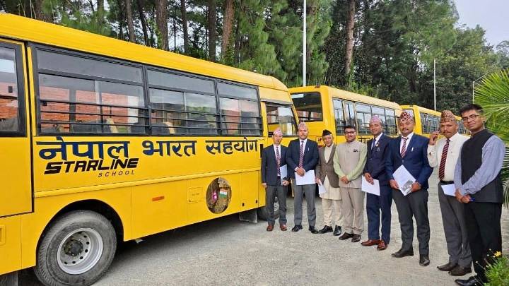 India Donates 81 School Buses To Schools Across Nepal, Reinforcing Bilateral Ties