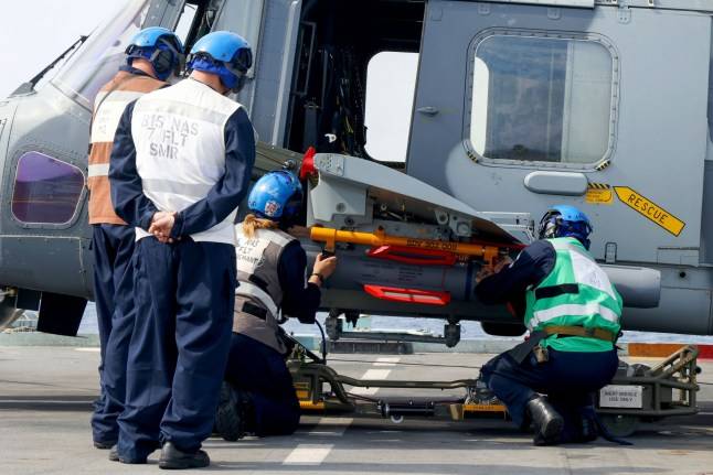 Navy’s ship-busting Sea Venom missiles ready to be fitted on helicopters