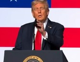 Estados Unidos: Donald Trump recibido en total silencio por Generales y Almirantes les dice pueden aplaudir o se pueden ir ...
