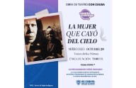Presentan mañana “La mujer que cayó del cielo”