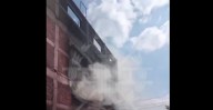 VIDEO: Incendio consume fábrica de colchones en Edomex; reportan 3 heridos