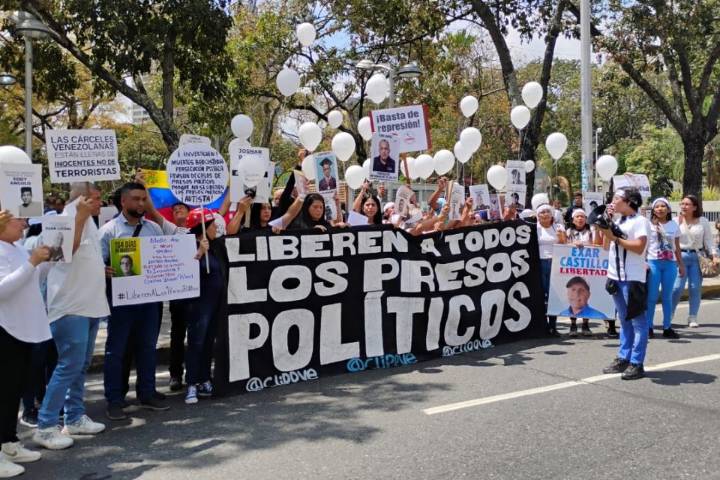 Foro Penal registra 841 presos políticos en Venezuela, incluidos 97 extranjeros