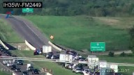 Crash closes all northbound I-35 West lanes in Denton