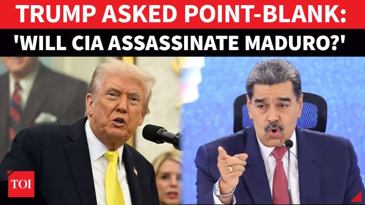 'WILL YOU TAKE OUT MADURO?': Trump Asked Point-Blank After He Authorises CIA Ops In Venezuela