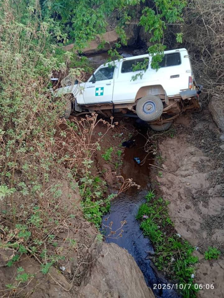 Ambulance Accident Leaves Driver Injured in Ntchisi