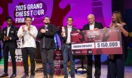 Caruana Wins Grand Chess Tour 2025, Praggnanandhaa Takes Fourth