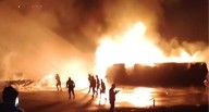 Panamericana Sur: camión cisterna con combustible se incendió tras choque en Arequipa 