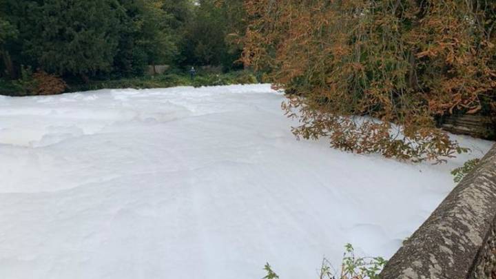Mystery foam on river in Thetford sparks Environment Agency investigation