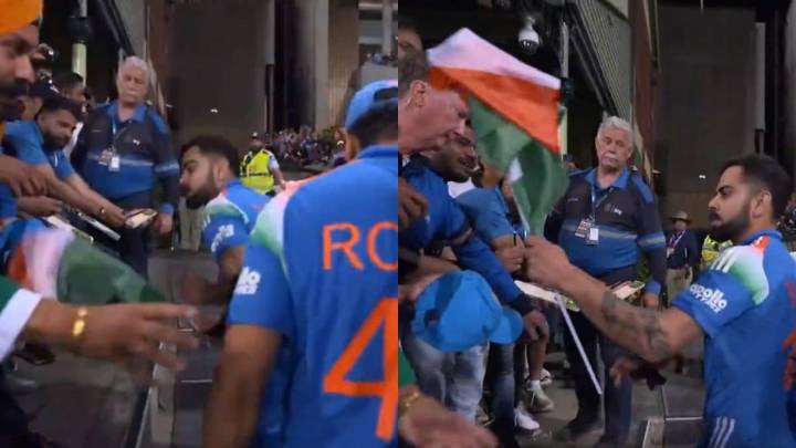 Virat Kohli’s Patriotism On Full Display; Picks Up Dropped Indian Flag After SCG Win
