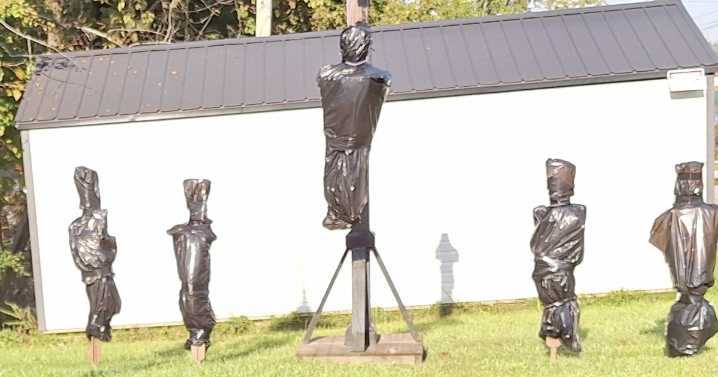 Kentucky man arrested for Halloween decorations depicting local officials in body bags