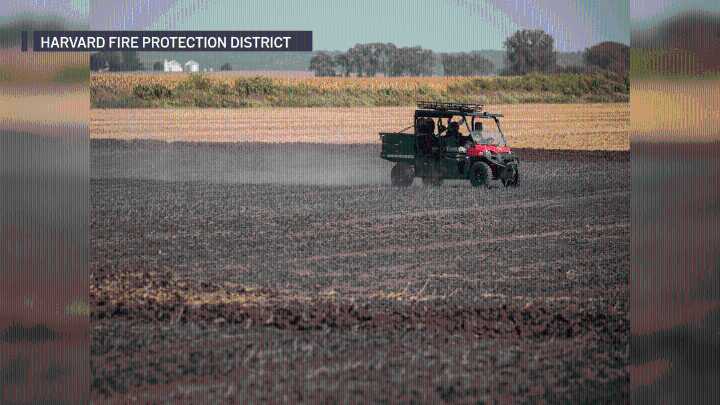 8 acres of McHenry County farm burned in brush fire