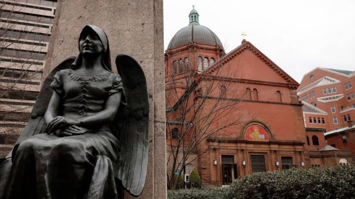 Man arrested and charged with possessing explosives ahead of church service marking start of Supreme Court term