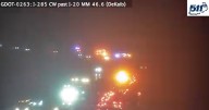 TRAFFIC ALERT: Vehicle fire blocks I