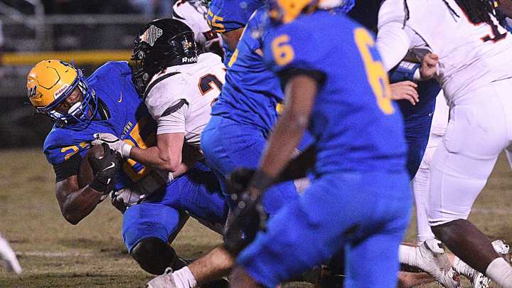 Watch Laney football vs New Hanover highlights
