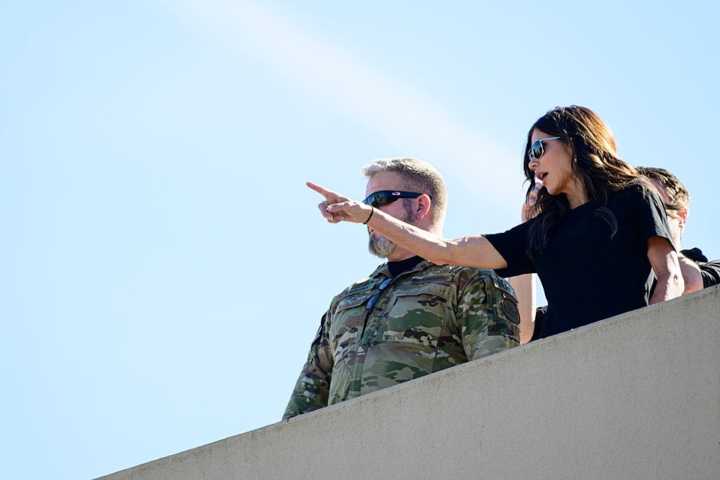 Homeland Security Sec. Kristi Noem visits ICE facility at center of Portland protests