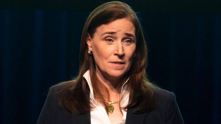 Former Adelphi University president Christine Riordan faces upgraded charges in alleged DWI crash at LIRR Nassau Boulevard station