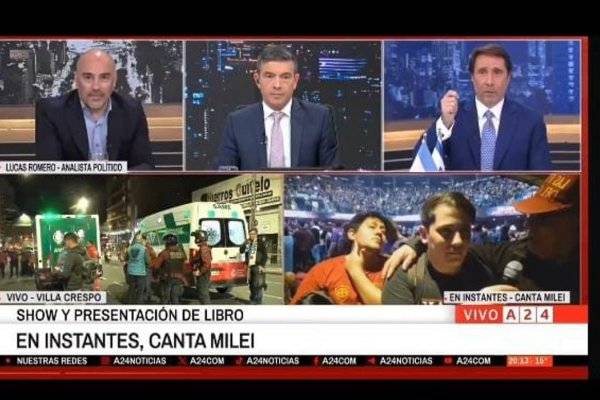 Feinmann contó que Milei recibió una encuesta que anticipa una catastrófica derrota para el gobierno