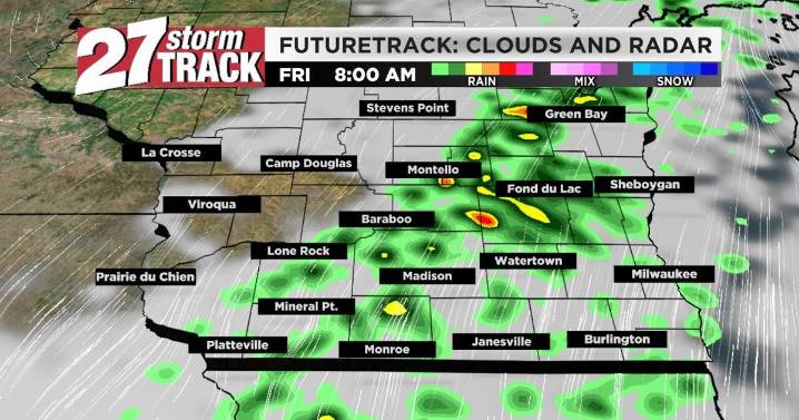 Rainy start to the day gives way to sunshine later