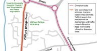 'Disruption' warning as bus services hit by works on Coventry's Clifford Bridge Road