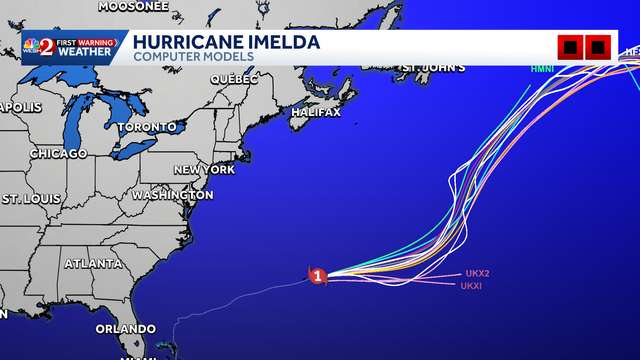 Hurricane Imelda: Maps, path, spaghetti models