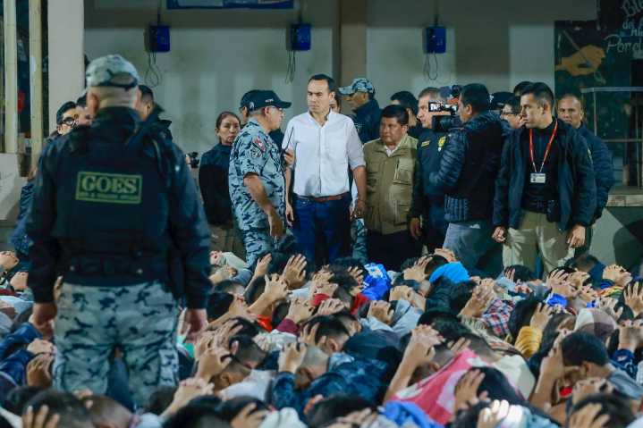 Presidente Jerí lidera operativo “Ciclón” en cuatro penales