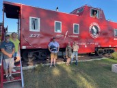Volunteers restore Nisswa caboose to its original look