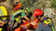 Rescatado un senderista de 60 años que se había precipitado en los Estrechos del Ebrón, en Teruel