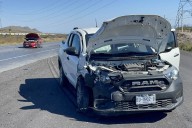 Tras culparse mutuamente, conductora admite responsabilidad en choque en la Saltillo