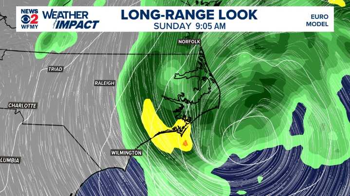 Nor'easter to hit Carolina coast this weekend with wind, rain, and high surf