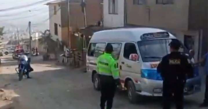 Balacera en San Juan de Miraflores: Atacan vehículo de empresa San Genaro en pleno estado de emergencia