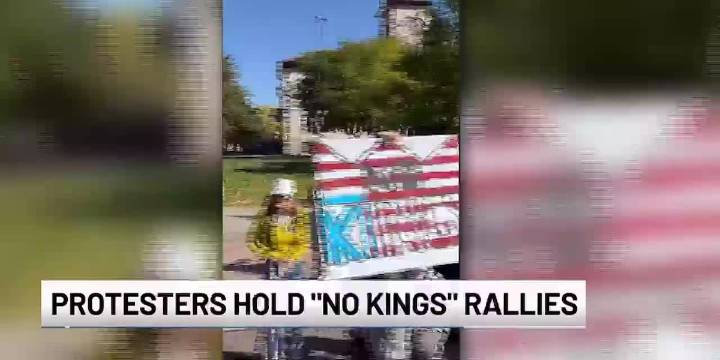 WATCH: Colorado Springs residents participate in nationwide ‘No Kings 2.0′ protest
