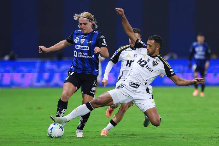 Atlético Mineiro lo empató sobre la hora y arruinó la fiesta de Independiente del Valle por las semis de Sudamericana