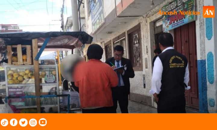 Huaraz: detectan a menor de 14 años trabajando en la vía pública durante operativo inopinado